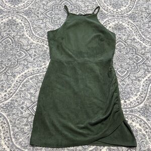 Aqua Forest Green Mini Dress